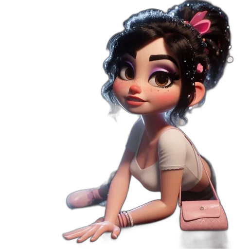dress, staff, concept art, 3d render transparent PNG cut-out