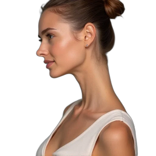 face, dress, jewelry, staff transparent PNG cut-out