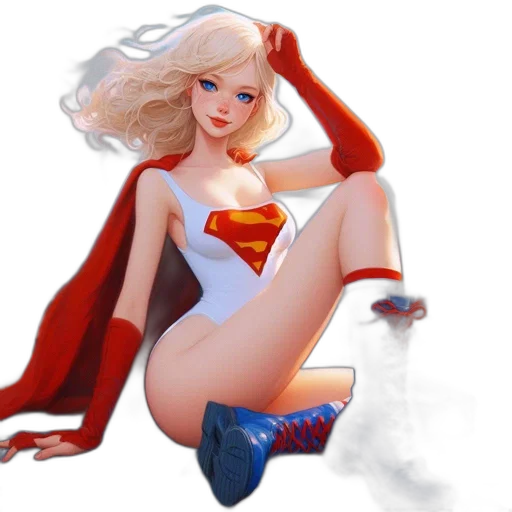 dress, concept art, comic book art, 3d render transparent PNG cut-out