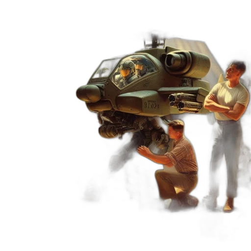 car, weapon, robot, concept art transparent PNG cut-out