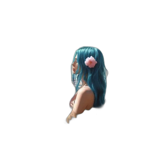 hair, creature, mask, dress transparent PNG cut-out