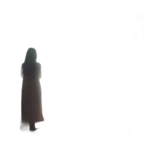 dress, staff, jacket, hair transparent PNG cut-out