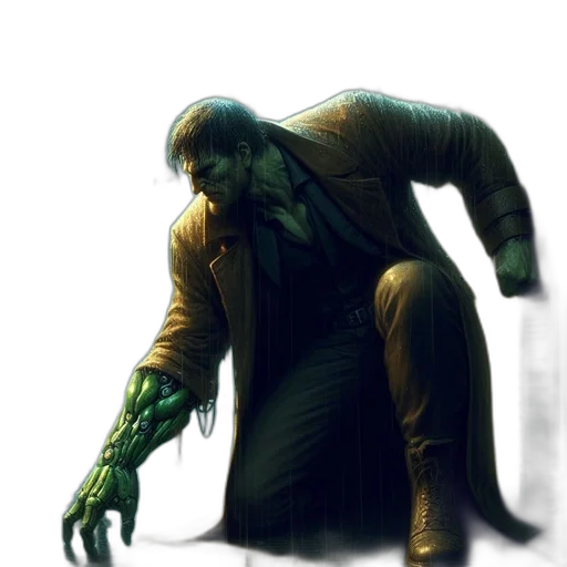 creature, mask, staff, face transparent PNG cut-out