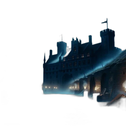 dragon, building, concept art, fantasy art transparent PNG cut-out