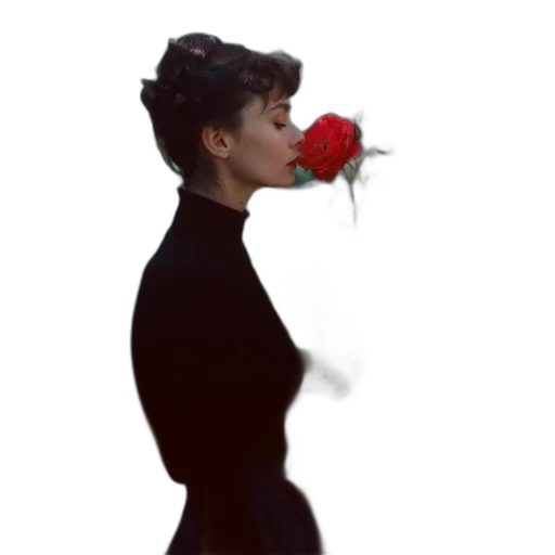 flower, dress, jacket, photorealistic transparent PNG cut-out