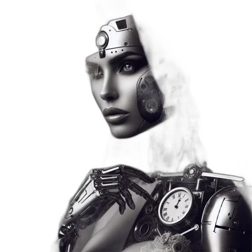 robot, face, mask, jewelry transparent PNG cut-out