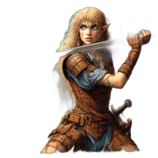 sword, weapon, fantasy art, concept art transparent PNG cut-out