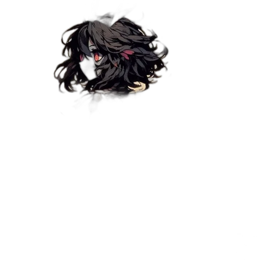 hair, mask, face, creature transparent PNG cut-out
