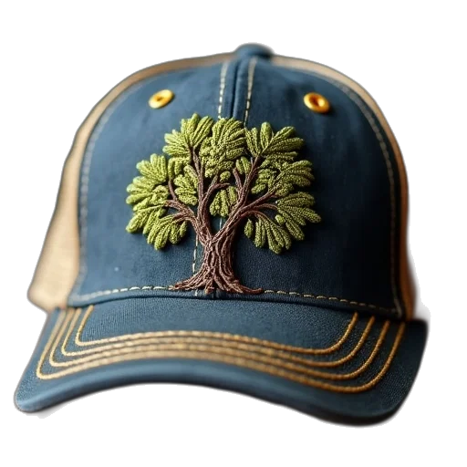 hat, crown, tree, 3d render transparent PNG cut-out