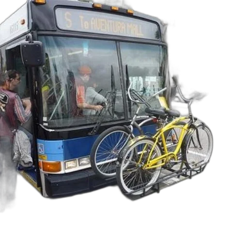 photorealistic, concept art, bus, yellow transparent PNG cut-out