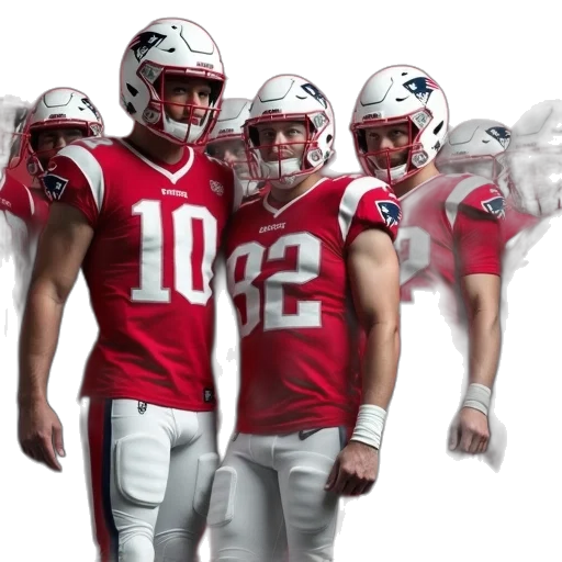 red, white, uniform, new transparent PNG cut-out