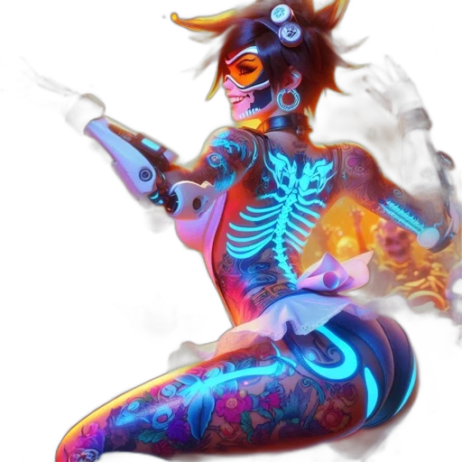 mask, concept art, fantasy art, vaporwave transparent PNG cut-out