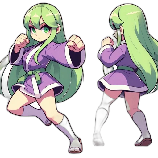 staff, concept art, anime, pixel art transparent PNG cut-out