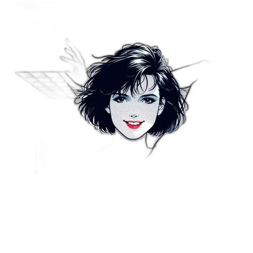 face, hair, cartoon, comic book art transparent PNG cut-out