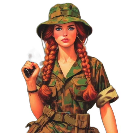 weapon, dress, hat, jacket transparent PNG cut-out