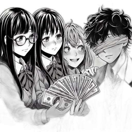 mask, anime, comic book art, cartoon transparent PNG cut-out