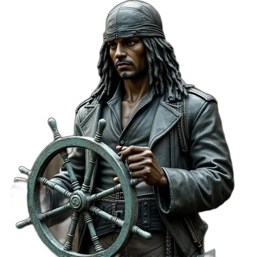 concept art, 3d render, photorealistic, statue transparent PNG cut-out