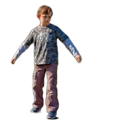 jacket, creature, staff, 3d render transparent PNG cut-out