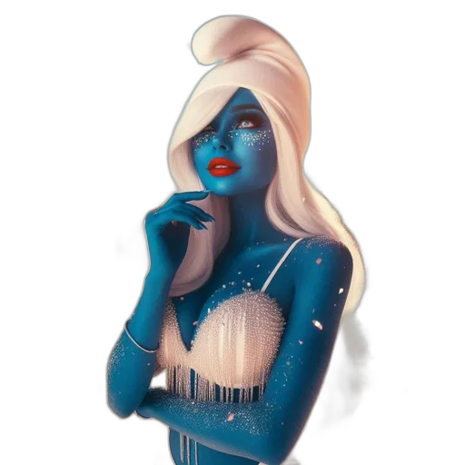 jewelry, dress, concept art, comic book art transparent PNG cut-out
