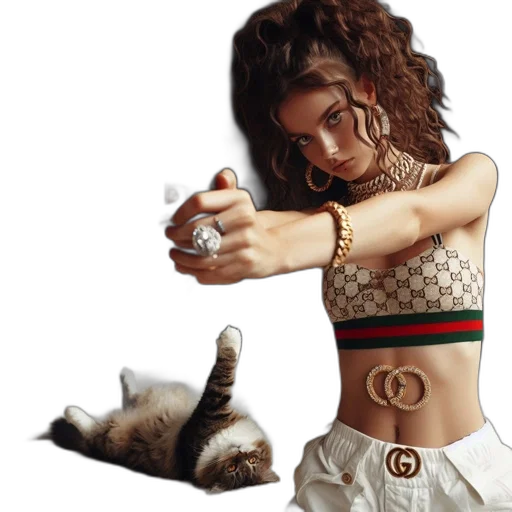 jewelry, weapon, animal, photorealistic transparent PNG cut-out