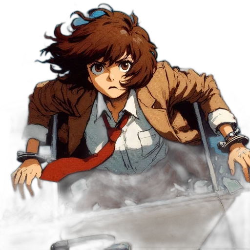 jacket, weapon, car, staff transparent PNG cut-out