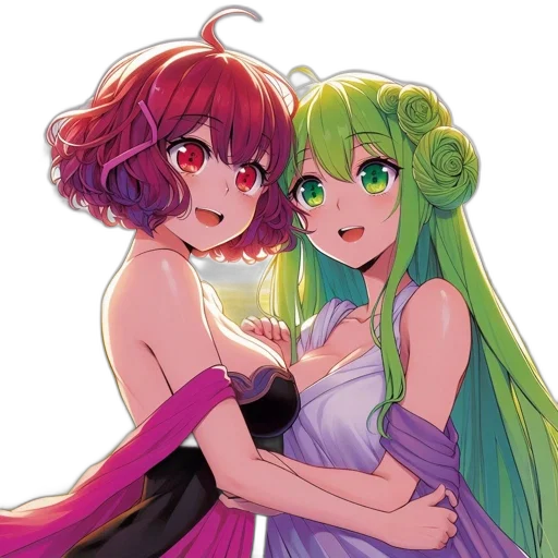 dress, anime, pixel art, concept art transparent PNG cut-out