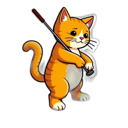 staff, animal, pixel art, cartoon transparent PNG cut-out
