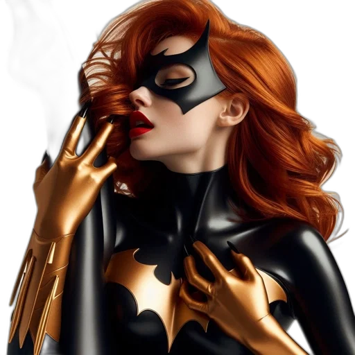 mask, comic book art, concept art, photorealistic transparent PNG cut-out
