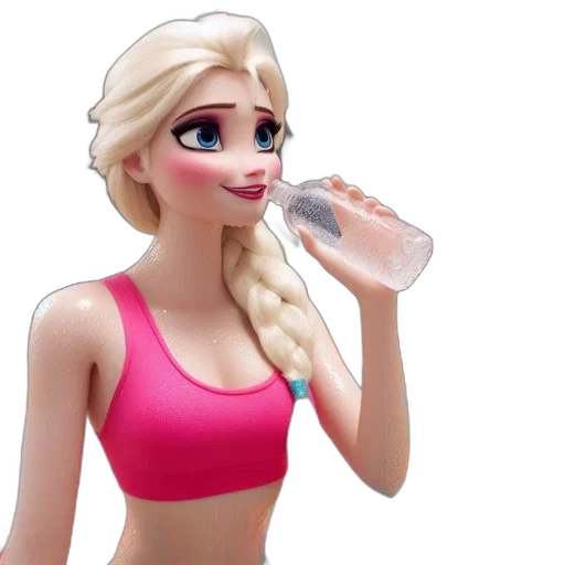 bottle, 3d render, concept art, cartoon transparent PNG cut-out