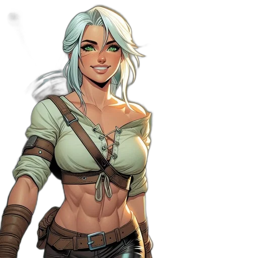 fantasy art, concept art, comic book art, pixel art transparent PNG cut-out