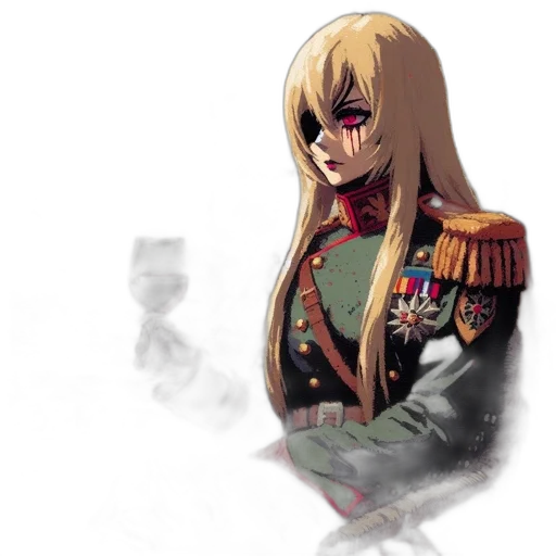 jacket, weapon, staff, crown transparent PNG cut-out