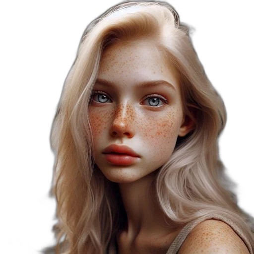 face, mask, hair, robot transparent PNG cut-out