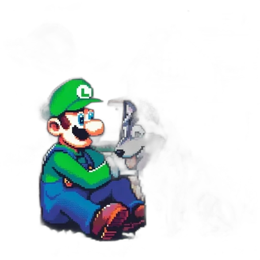 mask, staff, pixel art, concept art transparent PNG cut-out