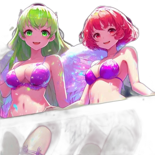pixel art, concept art, anime, vaporwave transparent PNG cut-out