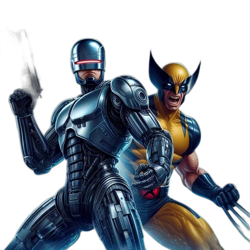 comic book art, concept art, 3d render, fantasy art transparent PNG cut-out