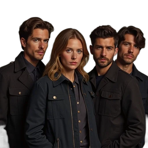 jacket, staff, harper, harris transparent PNG cut-out