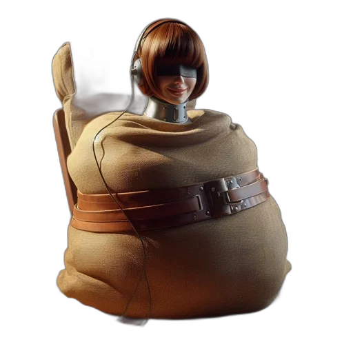 robot, mask, jacket, creature transparent PNG cut-out