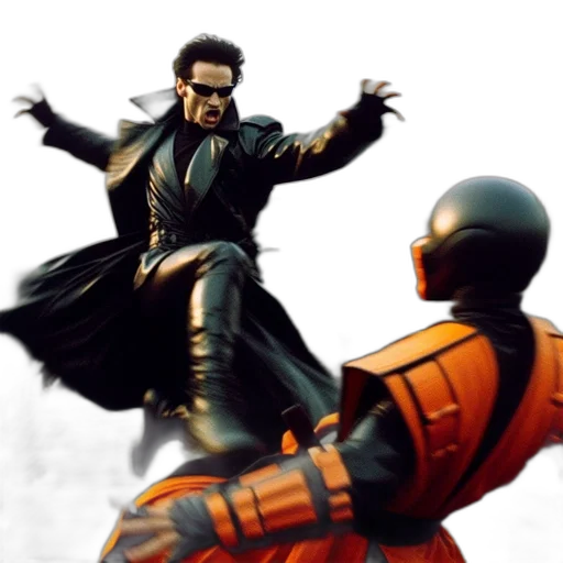 concept art, comic book art, 3d render, intense transparent PNG cut-out