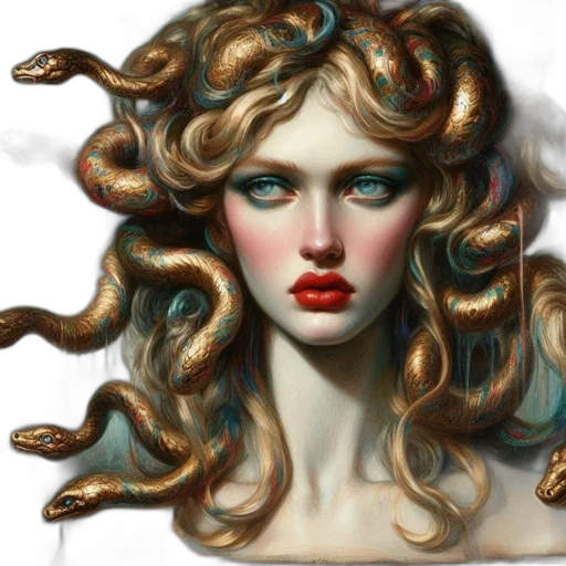 hair, fantasy art, concept art, photorealistic transparent PNG cut-out