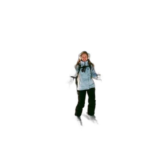 jacket, staff, creature, robot transparent PNG cut-out