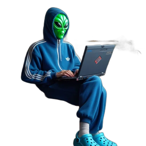 mask, jacket, robot, creature transparent PNG cut-out