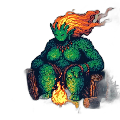 dragon, creature, concept art, pixel art transparent PNG cut-out