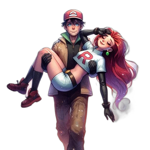 jacket, concept art, pixel art, anime transparent PNG cut-out