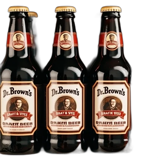 bottle, 3d render, row, six transparent PNG cut-out