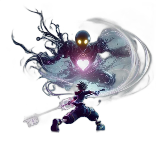 robot, mask, sword, concept art transparent PNG cut-out