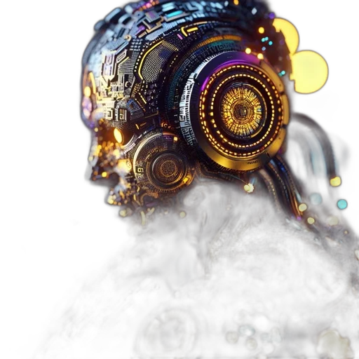 robot, mask, crown, jewelry transparent PNG cut-out