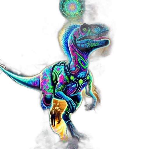 dragon, creature, animal, staff transparent PNG cut-out