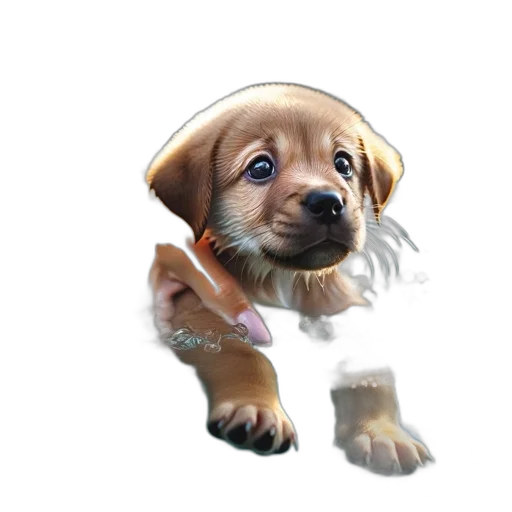 staff, animal, creature, photorealistic transparent PNG cut-out