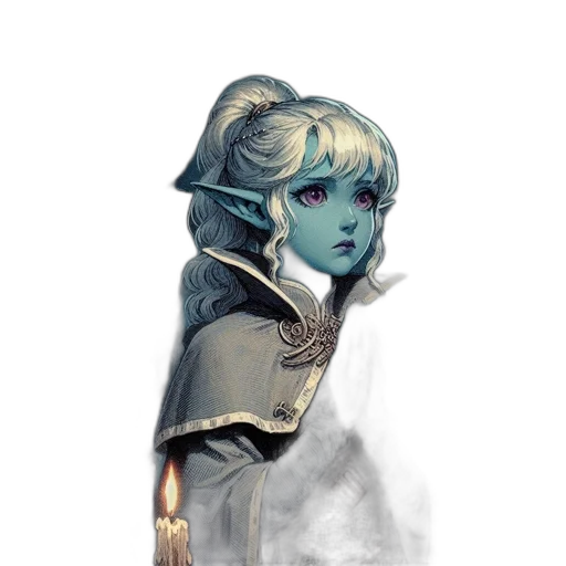 staff, face, mask, fantasy art transparent PNG cut-out