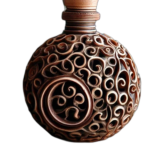 bottle, jewelry, crown, dress transparent PNG cut-out